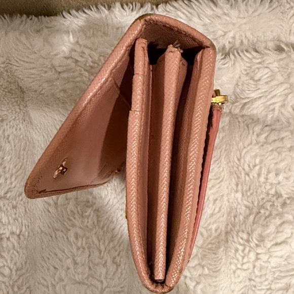 Prada Rose Wallet with Bow Accent - Picture 3 of 11